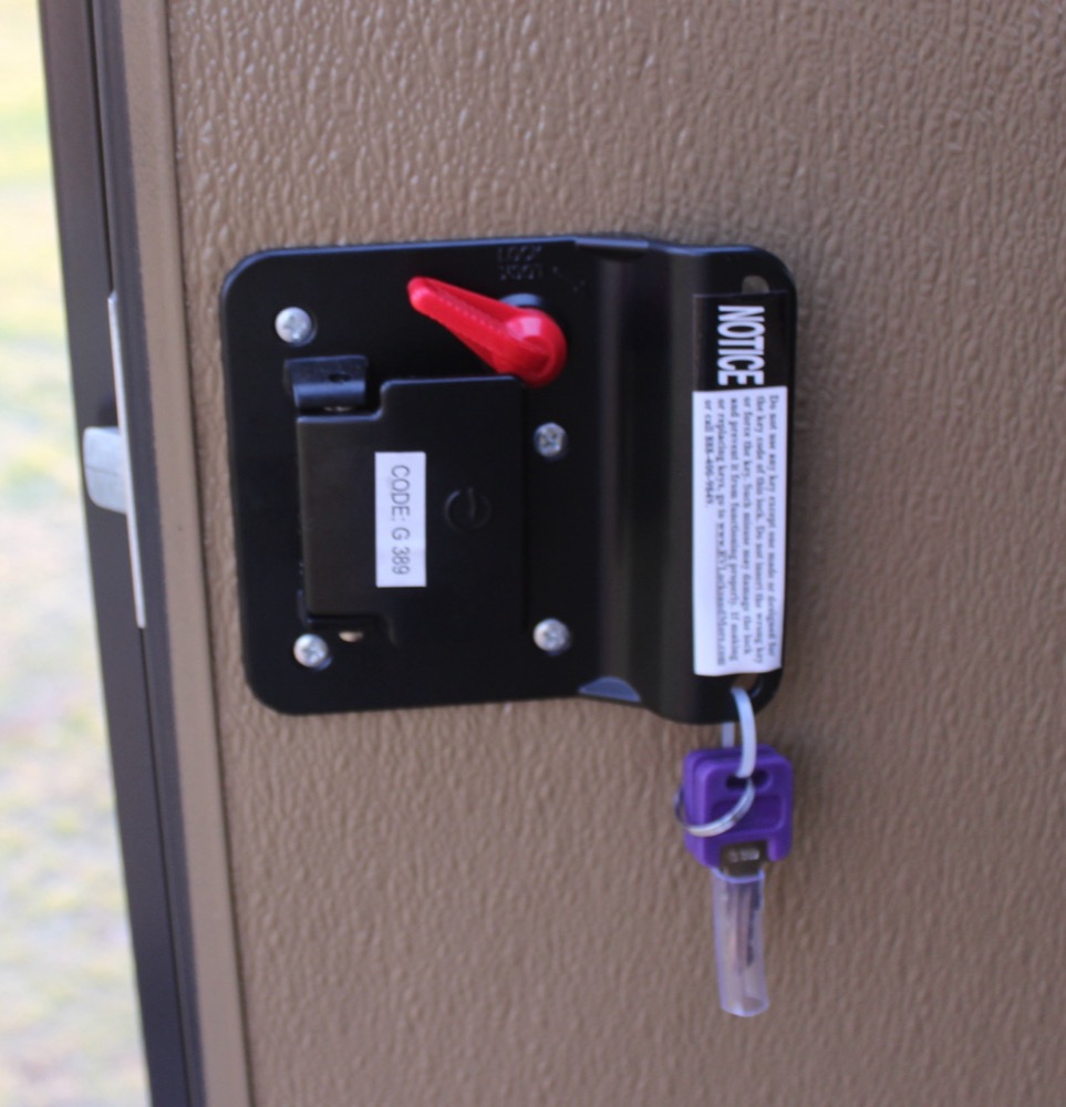 Steel deadbolt lock