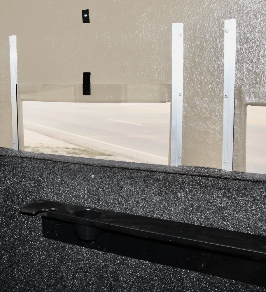 Interior shelf and window